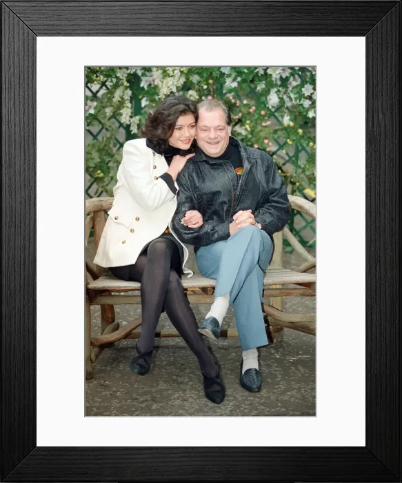 Framed Print : Some of the cast of The Darling Buds of May'television series pictured Framed Print : Some of the cast of The Darling Buds of May'television series pictured