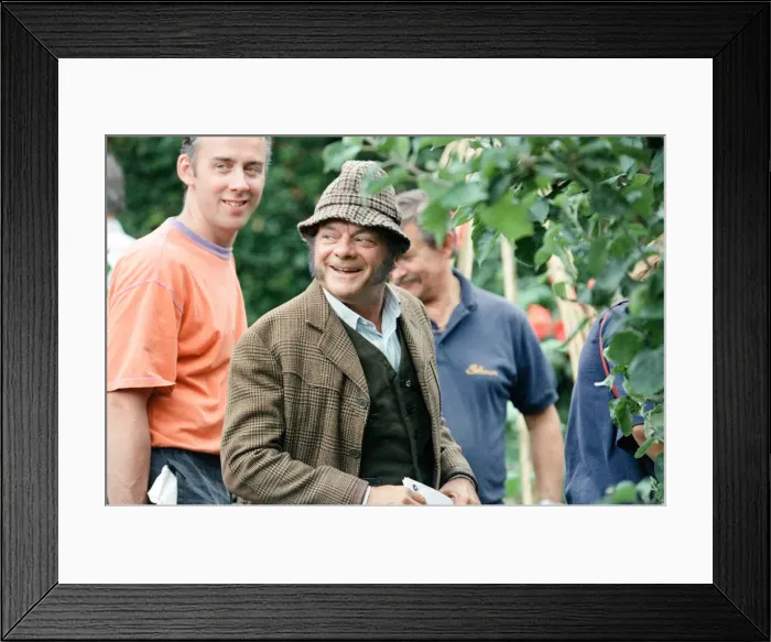 Framed Print : Actor David Jason pictured during the filming of The Darling Buds of May Framed Print : Actor David Jason pictured during the filming of The Darling Buds of May