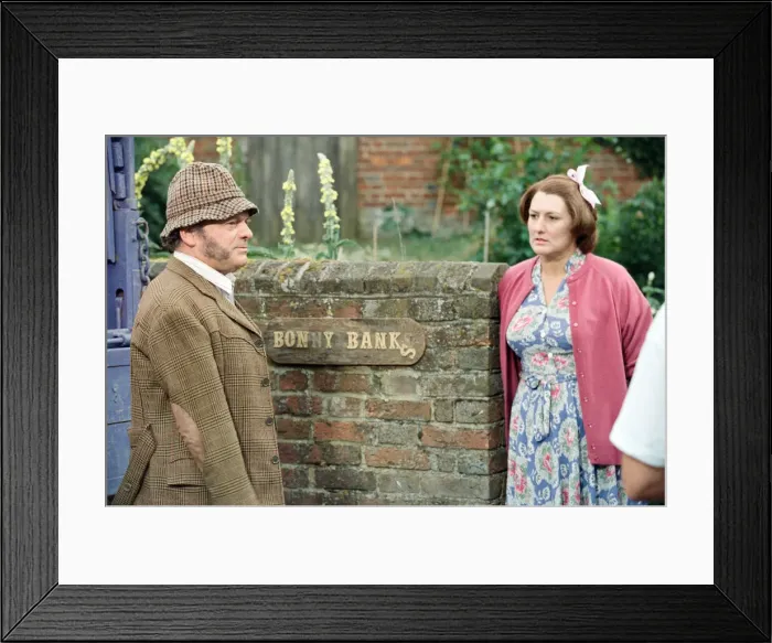 Framed Print : Actor David Jason pictured during the filming of The Darling Buds of May Framed Print : Actor David Jason pictured during the filming of The Darling Buds of May