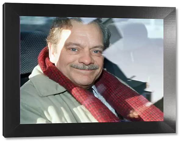 Actor David Jason during the filming of 'A Touch of Frost'. 11th February 1992