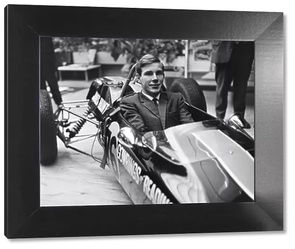 James Hunt - racing driver. Pictured in 1968. In the early days of James