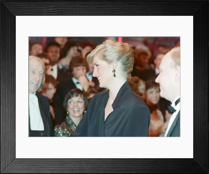 Framed Print : HRH Princess Diana, The Princess of Wales attends The Laurence Olivier Awards Framed Print : HRH Princess Diana, The Princess of Wales attends The Laurence Olivier Awards