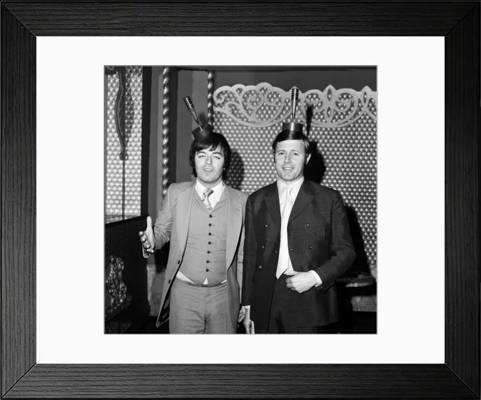 Framed Print : The winners of the Reveille BBC National Awards for the top two Disc Jockeys on BBC One Framed Print : The winners of the Reveille BBC National Awards for the top two Disc Jockeys on BBC One