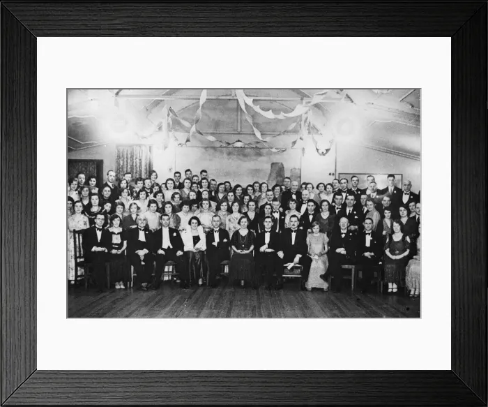 Framed Print : North Eastern Daily Gazette, annual dinner and dance, December 1933 Framed Print : North Eastern Daily Gazette, annual dinner and dance, December 1933