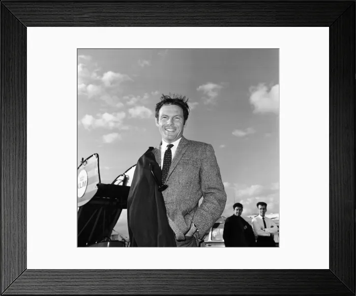 Framed Print : Adam West, who plays Batman on TV, pictured on arrival at Heathrow Airport. 7th May 1967 Framed Print : Adam West, who plays Batman on TV, pictured on arrival at Heathrow Airport. 7th May 1967