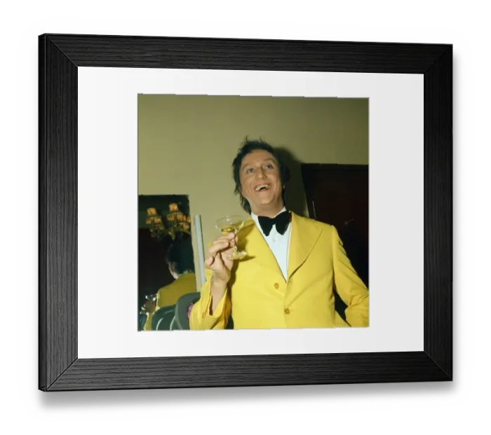 Framed Print : Comedian Ken Dodd. 1975 Framed Print : Comedian Ken Dodd. 1975