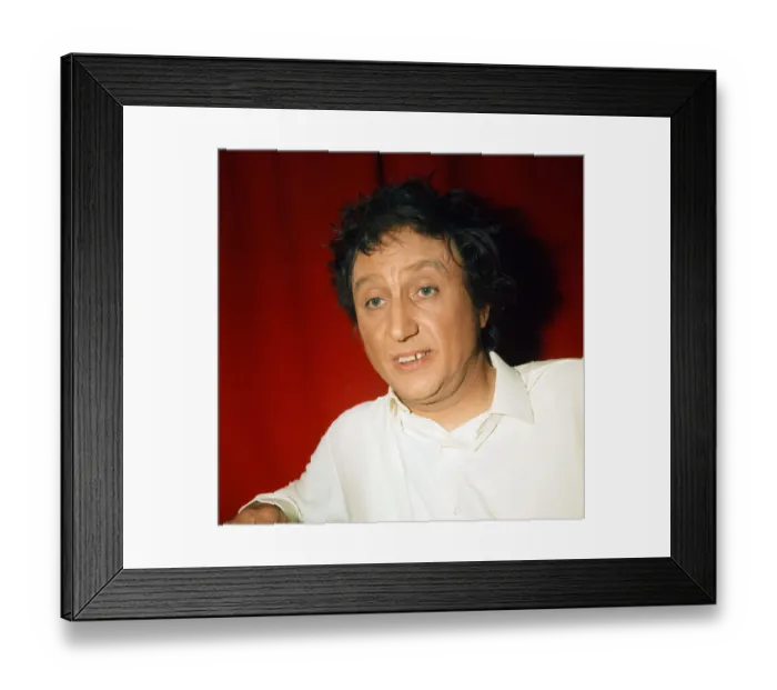 Framed Print : Comedian Ken Dodd. 1975 Framed Print : Comedian Ken Dodd. 1975