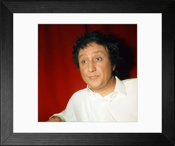 Framed Print : Comedian Ken Dodd. 1975