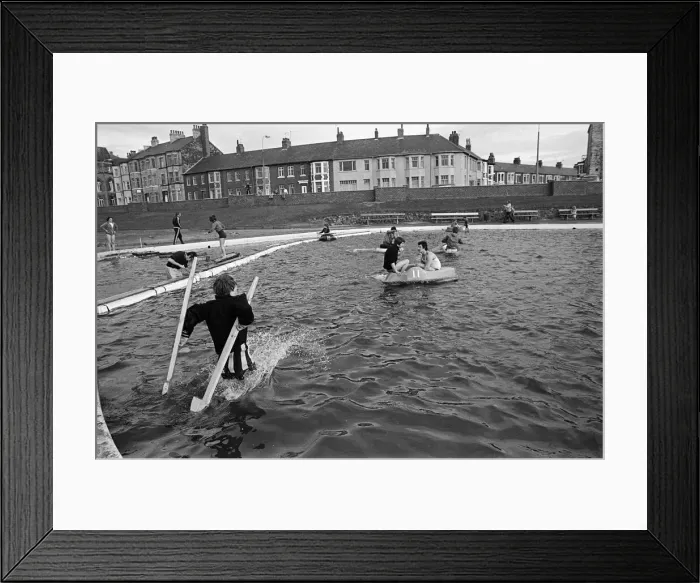 Framed Print : Its a Knockout!'in Redcar. 1976 Framed Print : Its a Knockout!'in Redcar. 1976