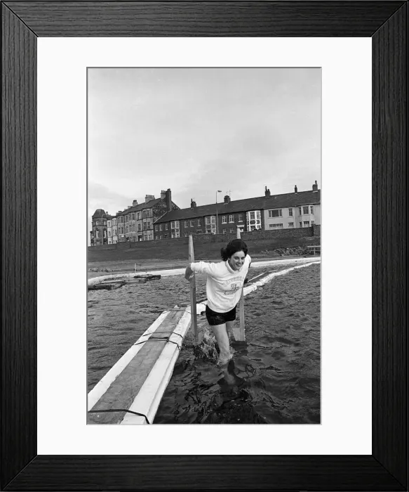 Framed Print : Its a Knockout!'in Redcar. 1976 Framed Print : Its a Knockout!'in Redcar. 1976
