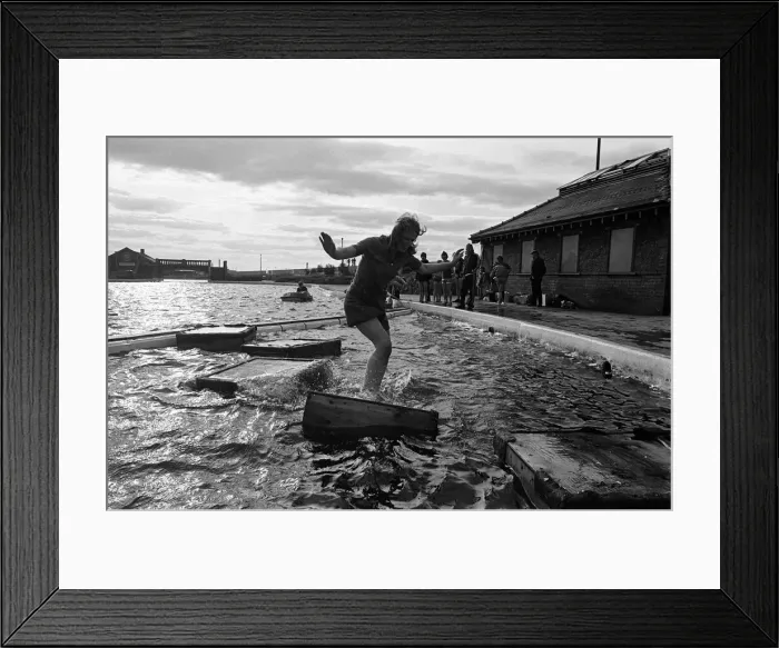 Framed Print : Its a Knockout!'in Redcar. 1976 Framed Print : Its a Knockout!'in Redcar. 1976