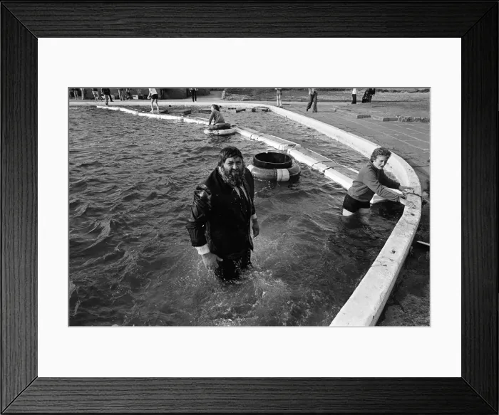 Framed Print : Its a Knockout!'in Redcar. 1976