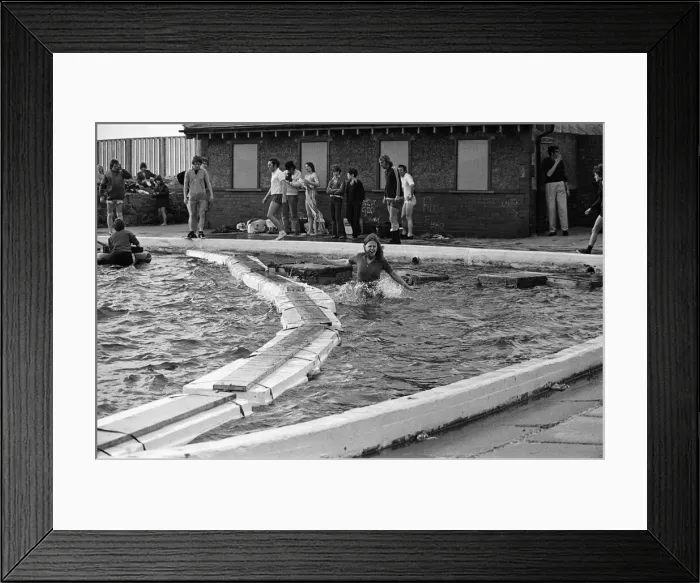 Framed Print : Its a Knockout!'in Redcar. 1976 Framed Print : Its a Knockout!'in Redcar. 1976