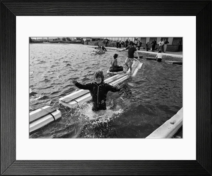 Framed Print : Its a Knockout!'in Redcar. 1976