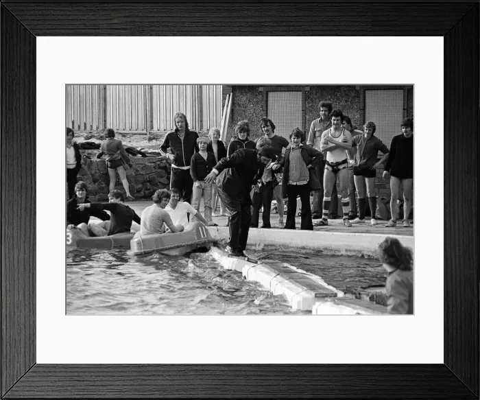Framed Print : Its a Knockout!'in Redcar. 1976 Framed Print : Its a Knockout!'in Redcar. 1976