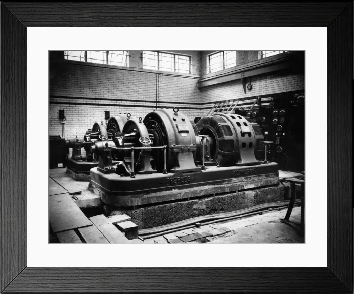 Framed Print : Construction of the new Daily Mirror printing site at Back Hill