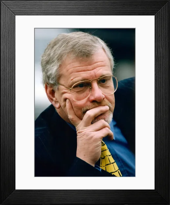 Framed Print : Colin Gregg, of the Yellow Brick Road, son of the Greggs Bakery founder. 1st March 1995 Framed Print : Colin Gregg, of the Yellow Brick Road, son of the Greggs Bakery founder. 1st March 1995