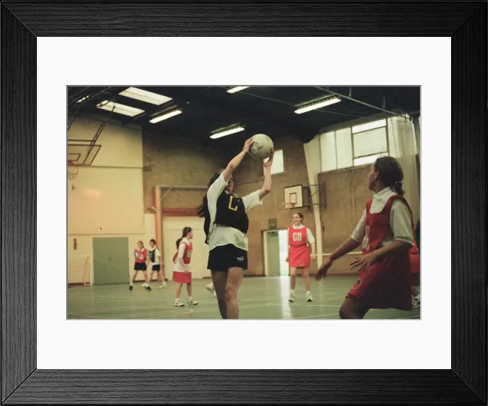 Framed Print : Teesside Junior Netball League at Brackenhoe School, Middlesbrough, 21st September 1998 Framed Print : Teesside Junior Netball League at Brackenhoe School, Middlesbrough, 21st September 1998