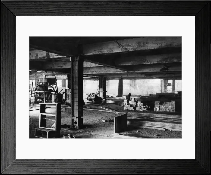 Framed Print : Construction of the new Daily Mirror printing site at Back Hill