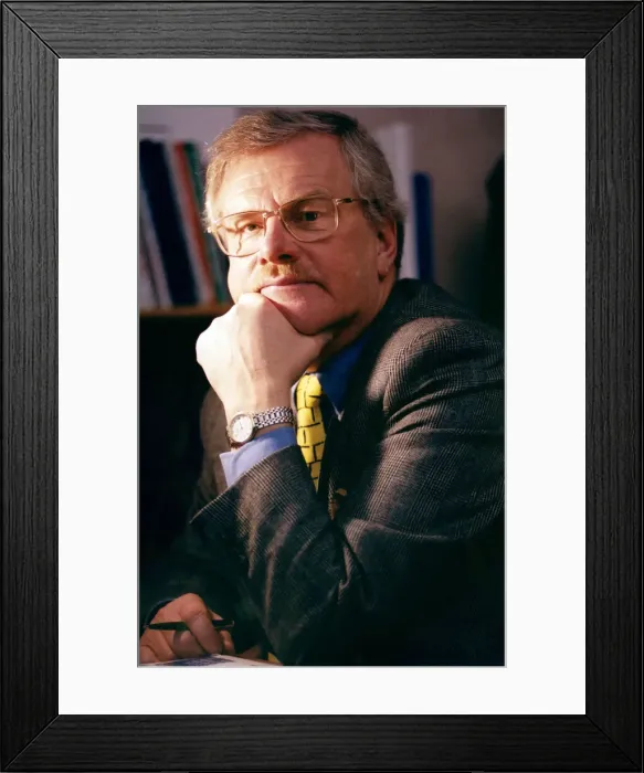 Framed Print : Colin Gregg, son of the Greggs Bakery founder. Circa 1996 Framed Print : Colin Gregg, son of the Greggs Bakery founder. Circa 1996