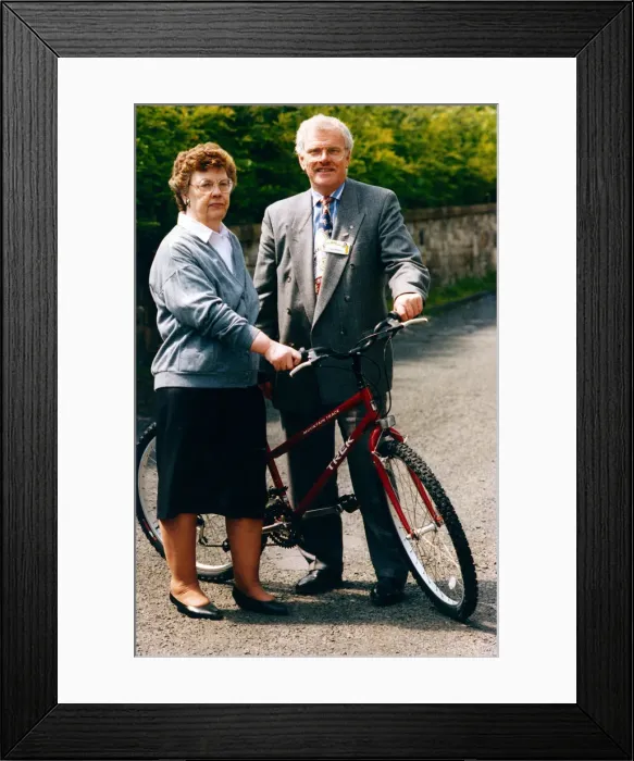 Framed Print : Colin Gregg, administrator to the Yellow Brick Road Charity. 22nd June 1995