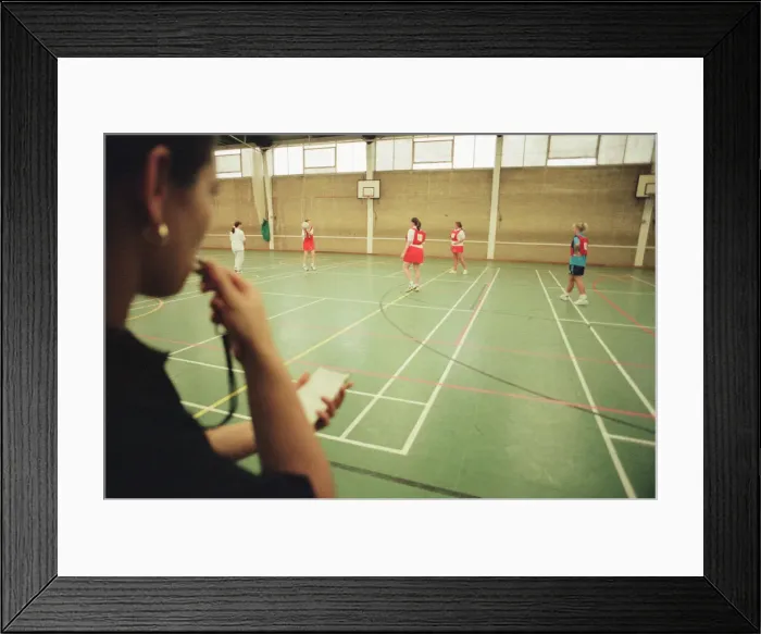 Framed Print : Teesside Junior Netball League at Brackenhoe School, Middlesbrough, 21st September 1998 Framed Print : Teesside Junior Netball League at Brackenhoe School, Middlesbrough, 21st September 1998