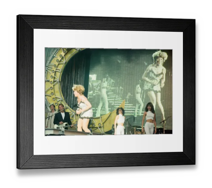 Framed Print : Tina Turner in Concert, Wildest Dreams Tour at the National Stadium, Cardiff Arms Park Framed Print : Tina Turner in Concert, Wildest Dreams Tour at the National Stadium, Cardiff Arms Park