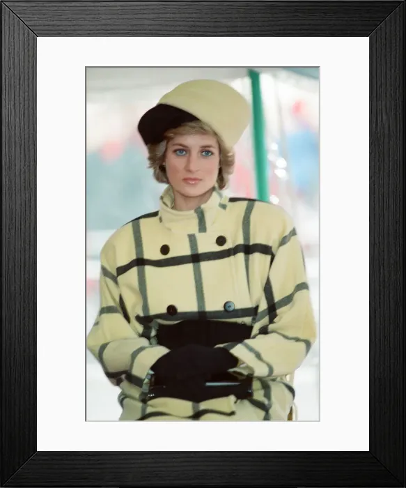 Framed Print : HRH The Princess of Wales, Princess Diana, enroute, on the ferry to The Isle of Wight Framed Print : HRH The Princess of Wales, Princess Diana, enroute, on the ferry to The Isle of Wight