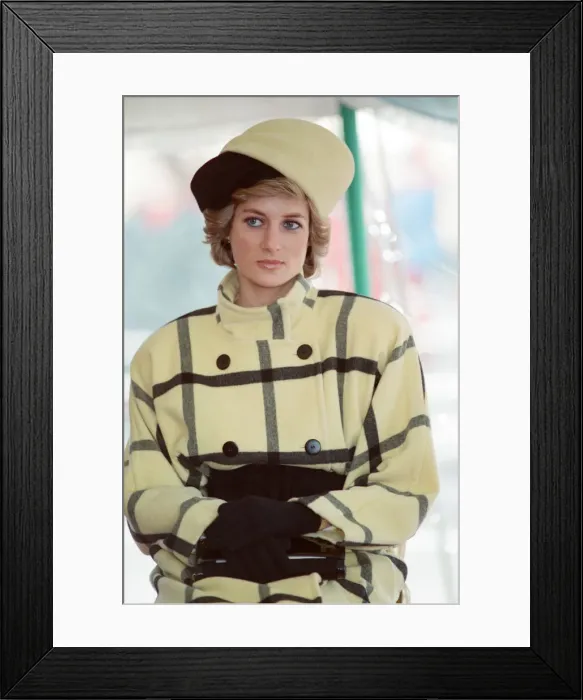 Framed Print : HRH The Princess of Wales, Princess Diana, enroute, on the ferry to The Isle of Wight Framed Print : HRH The Princess of Wales, Princess Diana, enroute, on the ferry to The Isle of Wight