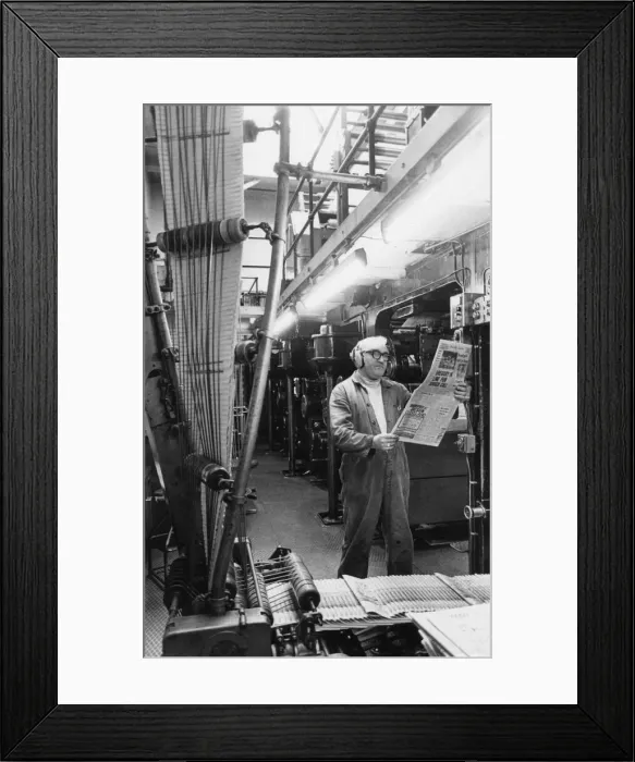 Framed Print : Evening Gazette Newspaper, Gazette Buildings, 105-111 Borough Road, Middlesbrough Framed Print : Evening Gazette Newspaper, Gazette Buildings, 105-111 Borough Road, Middlesbrough