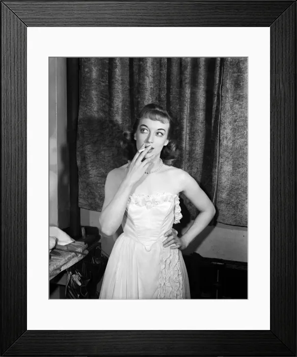 Framed Print : Actress June Whitfield who is playing in Love from Judy Framed Print : Actress June Whitfield who is playing in Love from Judy