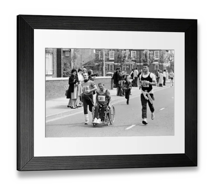 Framed Print : London Marathon 1982, Sponsored by Gillette, Sunday 9th May 1982 Framed Print : London Marathon 1982, Sponsored by Gillette, Sunday 9th May 1982