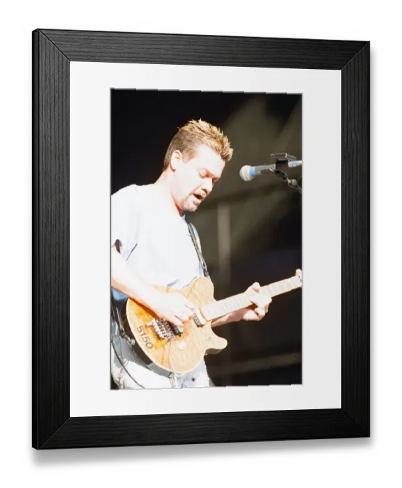 Framed Print : Van Halen in Concert, The Balance Tour, National Stadium, Cardiff Arms Park, Cardiff