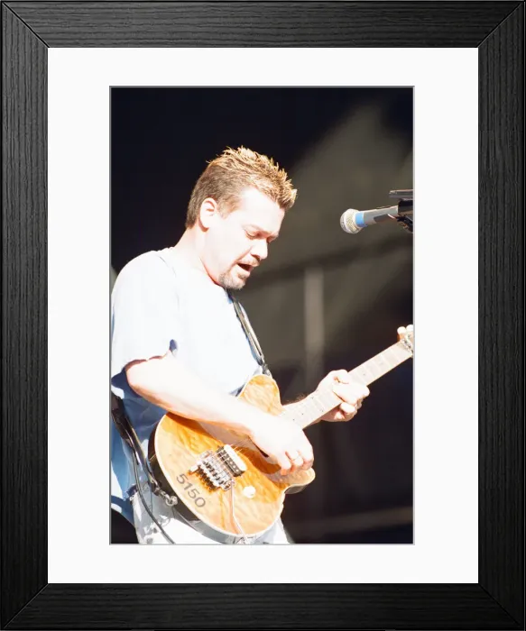 Framed Print : Van Halen in Concert, The Balance Tour, National Stadium, Cardiff Arms Park, Cardiff
