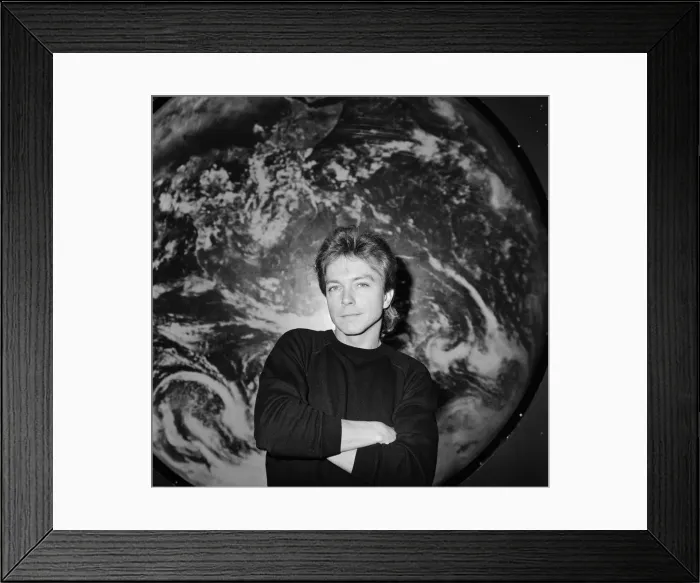 Framed Print : David Cassidy, singer and actor, pictured in 1987. David Bruce Cassidy is Framed Print : David Cassidy, singer and actor, pictured in 1987. David Bruce Cassidy is