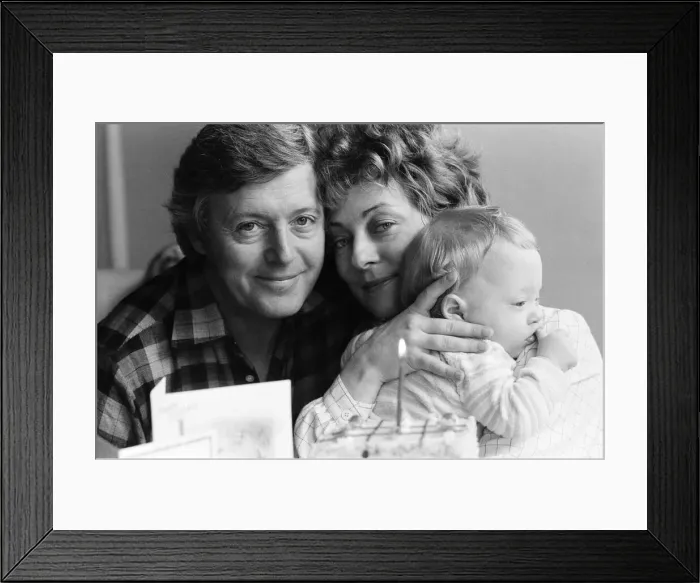 Framed Print : Michael Aspel and his wife Lizzie Power celebrate their sons 1st birthday Framed Print : Michael Aspel and his wife Lizzie Power celebrate their sons 1st birthday