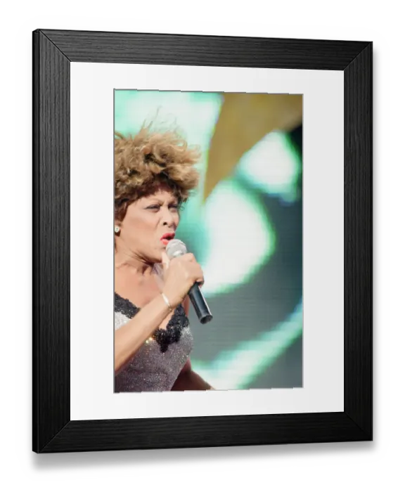 Framed Print : Tina Turner in Concert, Wildest Dreams Tour at the National Stadium, Cardiff Arms Park Framed Print : Tina Turner in Concert, Wildest Dreams Tour at the National Stadium, Cardiff Arms Park