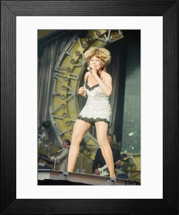 Framed Print : Tina Turner in Concert, Wildest Dreams Tour at the National Stadium, Cardiff Arms Park Framed Print : Tina Turner in Concert, Wildest Dreams Tour at the National Stadium, Cardiff Arms Park