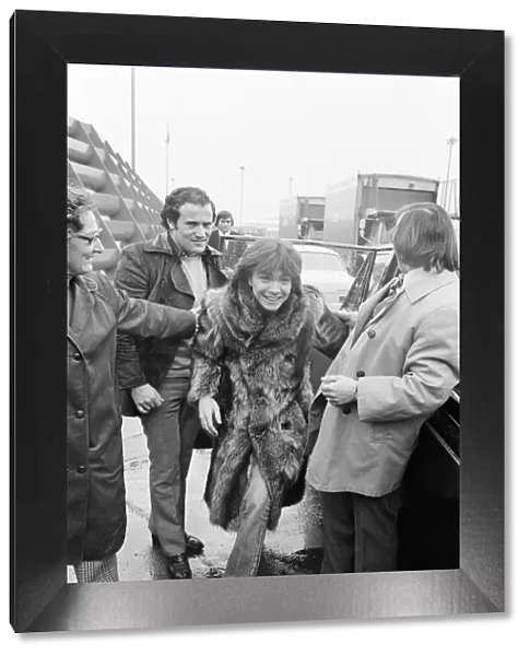David Cassidy, singer, actor and musician, leaves Londons Heathrow Airport in 1973