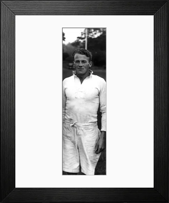Framed Print : Swansea RFCs Edgar Long. 13th October 1934 Framed Print : Swansea RFCs Edgar Long. 13th October 1934
