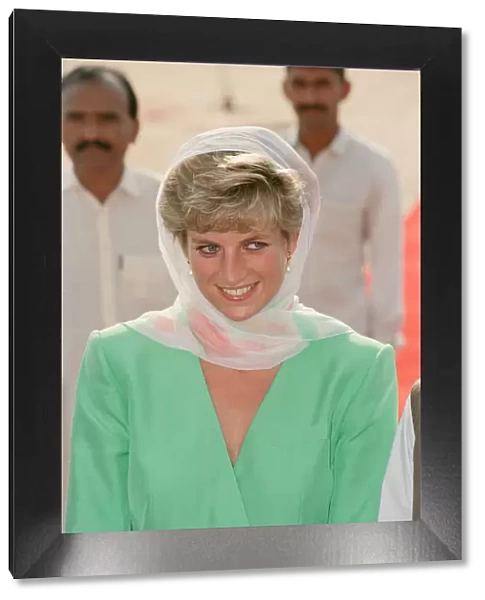 HRH, The Princess of Wales, Princess Diana visits Pakistan in September 1991