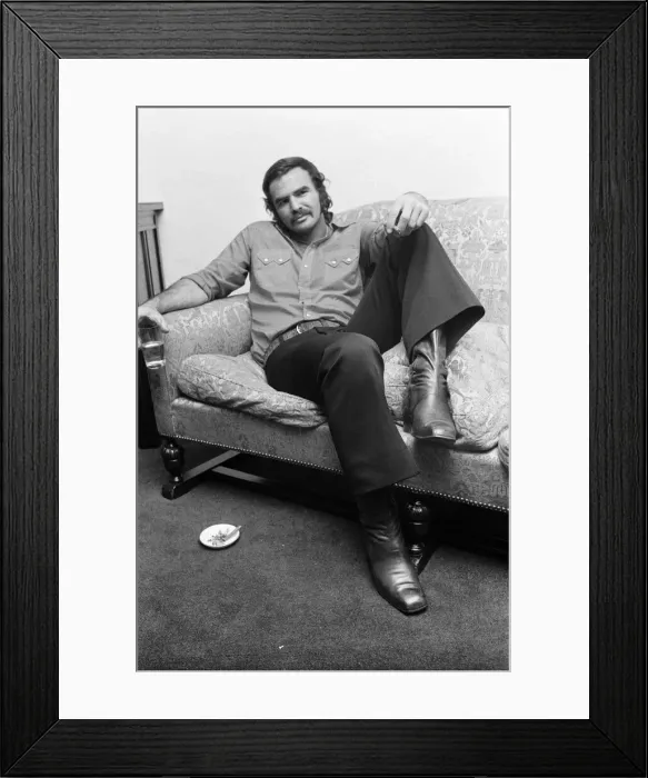 Framed Print : American actor Burt Reynolds at the Dorchester Hotel London. 6th July 1973 Framed Print : American actor Burt Reynolds at the Dorchester Hotel London. 6th July 1973