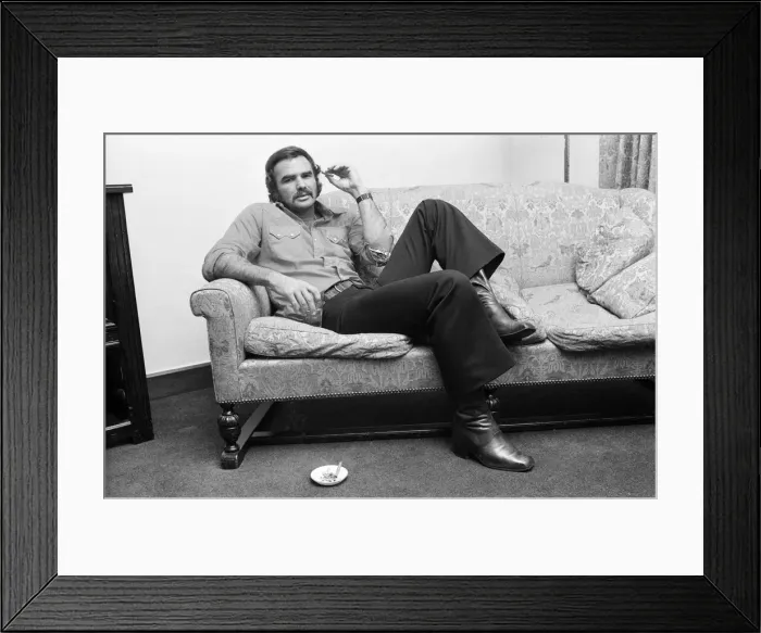 Framed Print : American actor Burt Reynolds at the Dorchester Hotel London. 6th July 1973 Framed Print : American actor Burt Reynolds at the Dorchester Hotel London. 6th July 1973