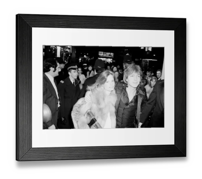 Framed Print : David Cassidy, singer, actor and musician, in London. 1977