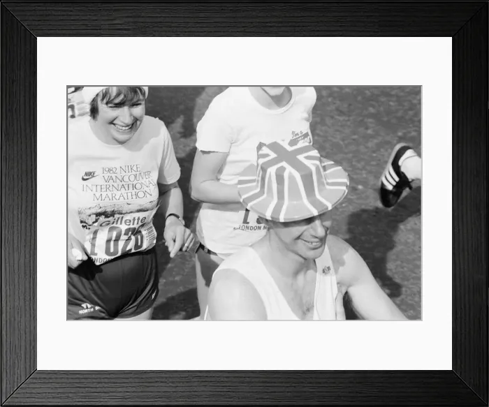 Framed Print : London Marathon 1982, Sponsored by Gillette, Sunday 9th May 1982