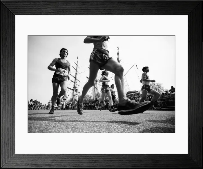 Framed Print : London Marathon 1982, Sponsored by Gillette, Sunday 9th May 1982
