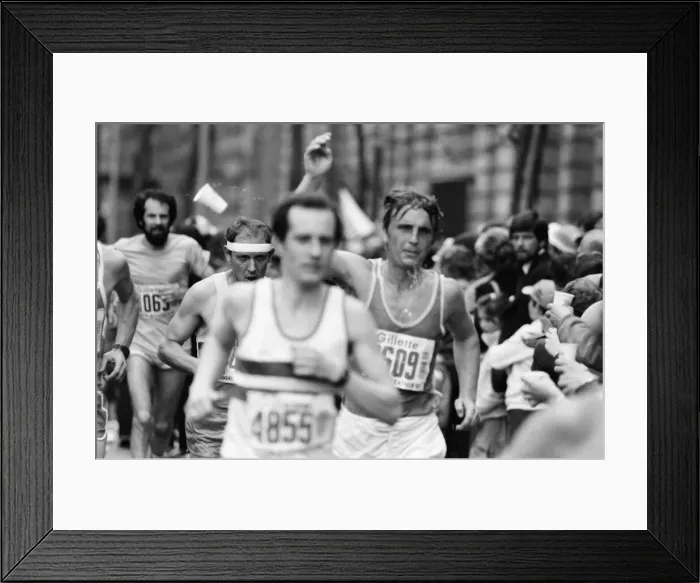 Framed Print : London Marathon 1982, Sponsored by Gillette, Sunday 9th May 1982
