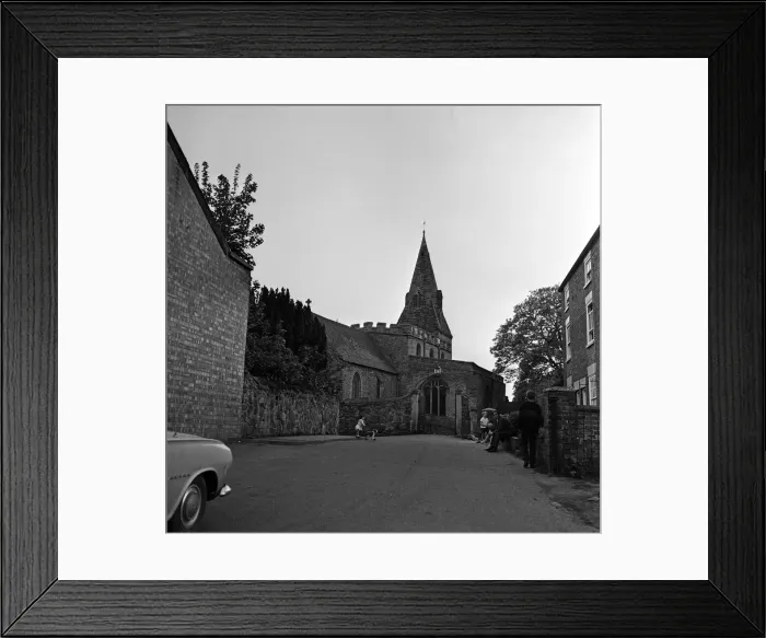 Framed Print : Parish Church of St Botolph in Shepshed, Leicestershire. 15th May 1965 Framed Print : Parish Church of St Botolph in Shepshed, Leicestershire. 15th May 1965