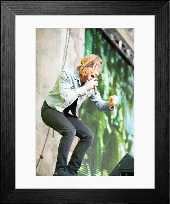 Framed Print : Bon Jovi in Concert, These Days Tour, National Stadium, Cardiff Arms Park, Cardiff, Wales Framed Print : Bon Jovi in Concert, These Days Tour, National Stadium, Cardiff Arms Park, Cardiff, Wales