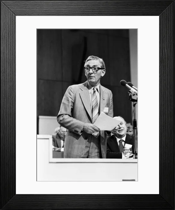 Framed Print : Final day of the Trades Union Congress at Brighton. 5th September 1980 Framed Print : Final day of the Trades Union Congress at Brighton. 5th September 1980